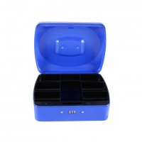 wholesale colorful good quality cheap price Metal Money Box Cash Box with Combination Lock