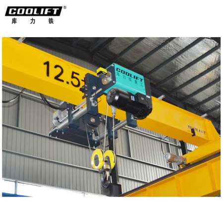 Workshop 12.5 ton eot crane single girder electric overhead crane